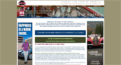 Desktop Screenshot of classiccarclub.org